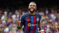 Selebrasi Memphis Depay