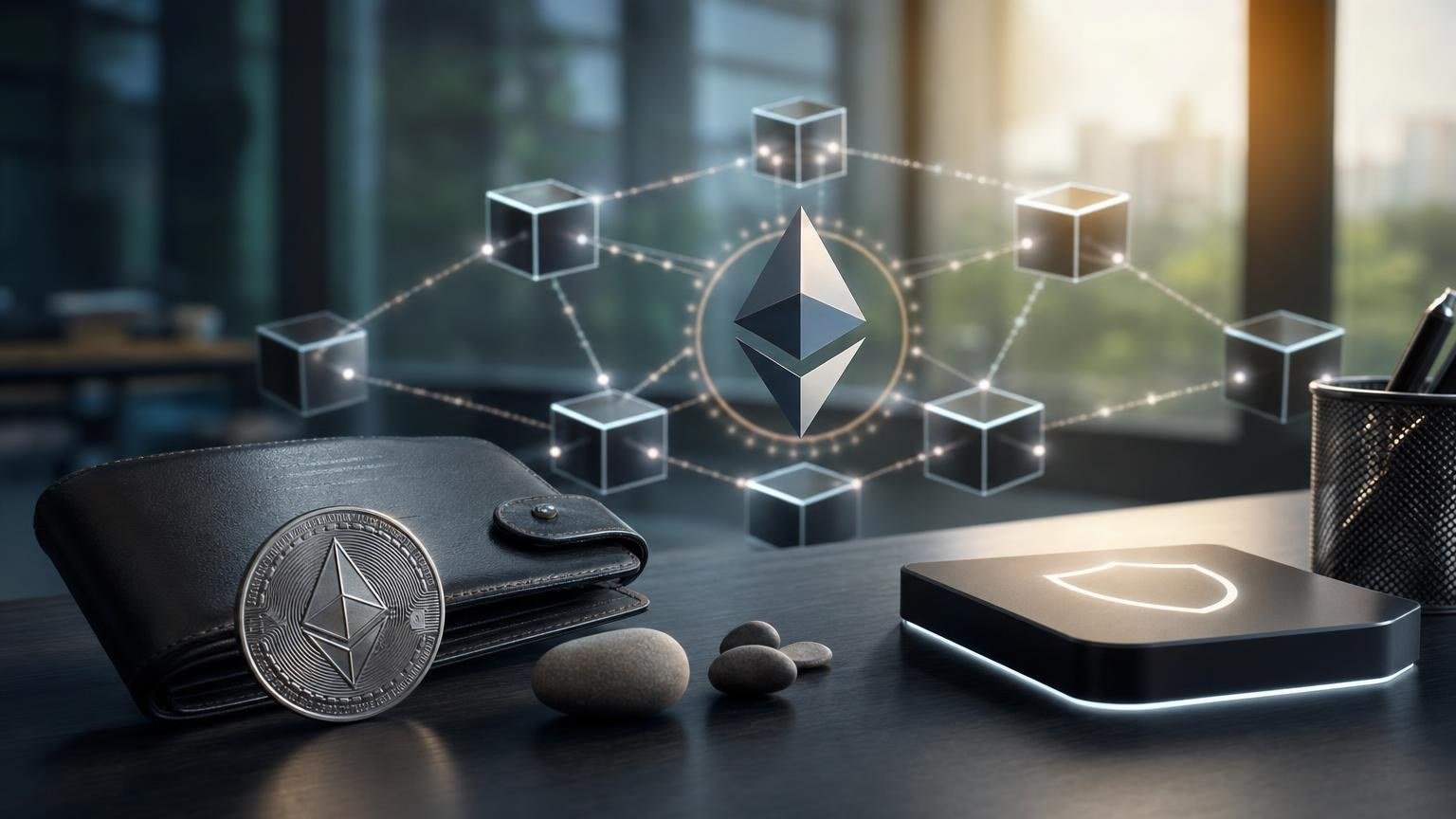 A wallet and blockchain explorer displaying the confirmation status of an ETH transfer made for a cryptocurrency exchange
